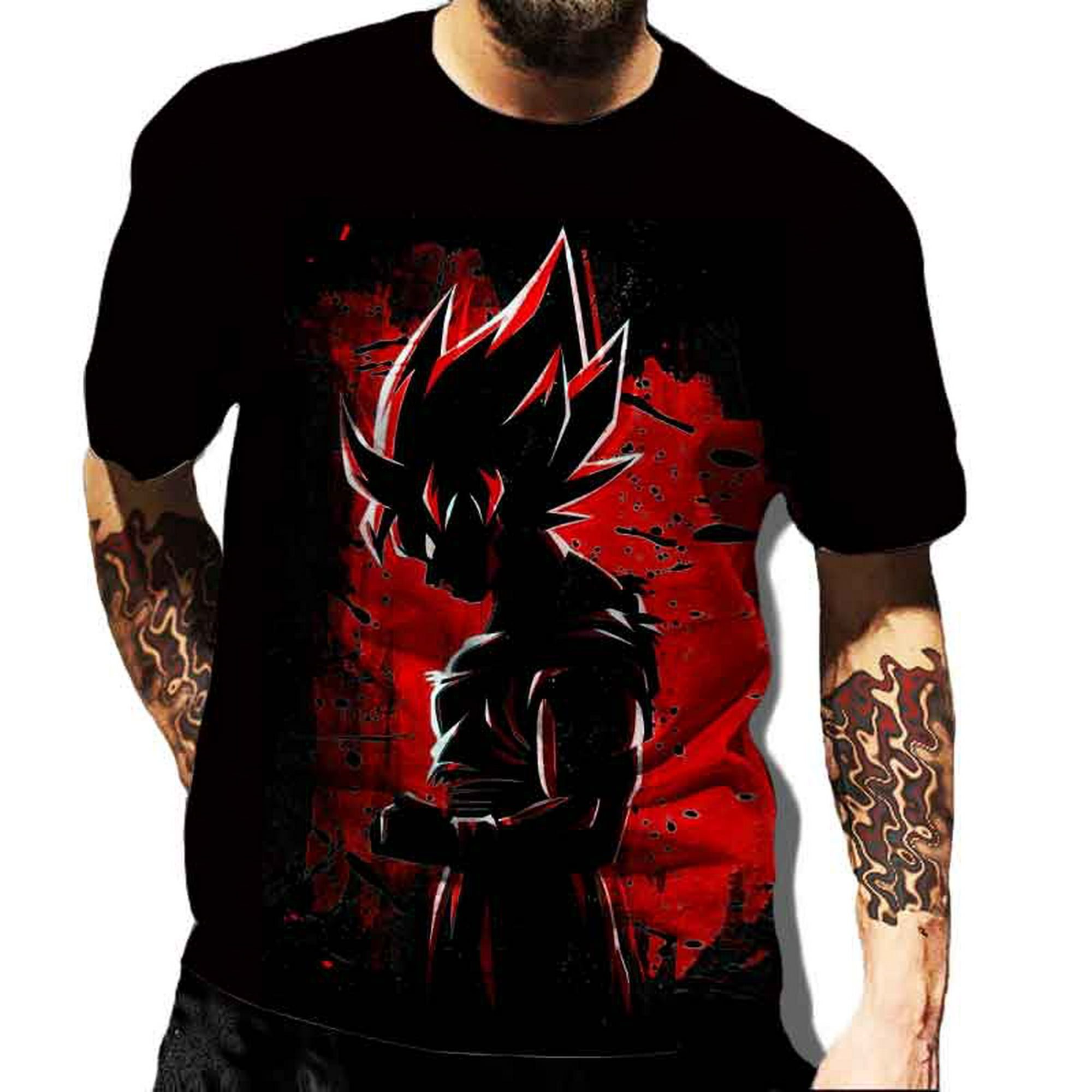 Dragon Ball Super Ultra Instinct Goku - Camiseta negra para hombre