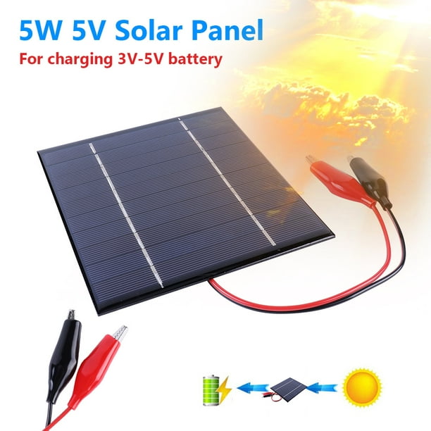 Generador de cargador solar de 5 V para exteriores con panel solar
