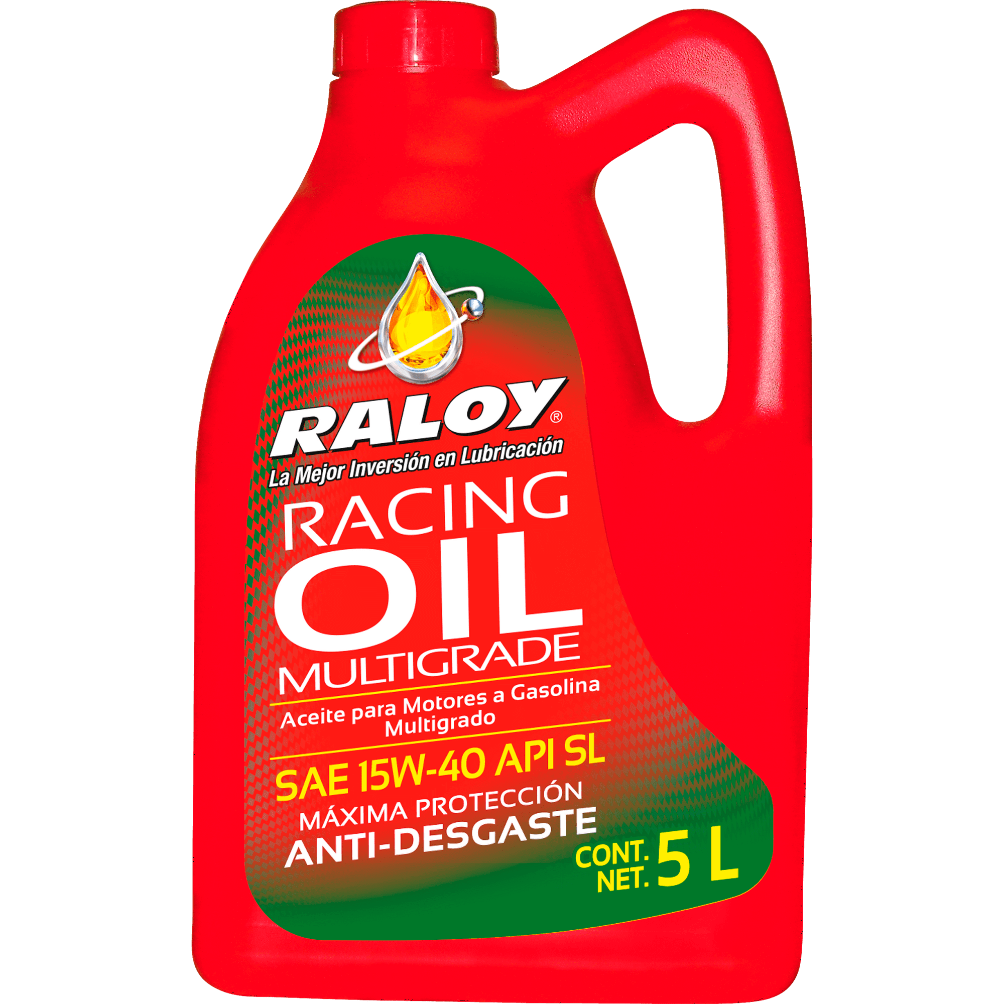 Aceite 15w40 gasolina diesel 5 litros raloy raloy multigrado