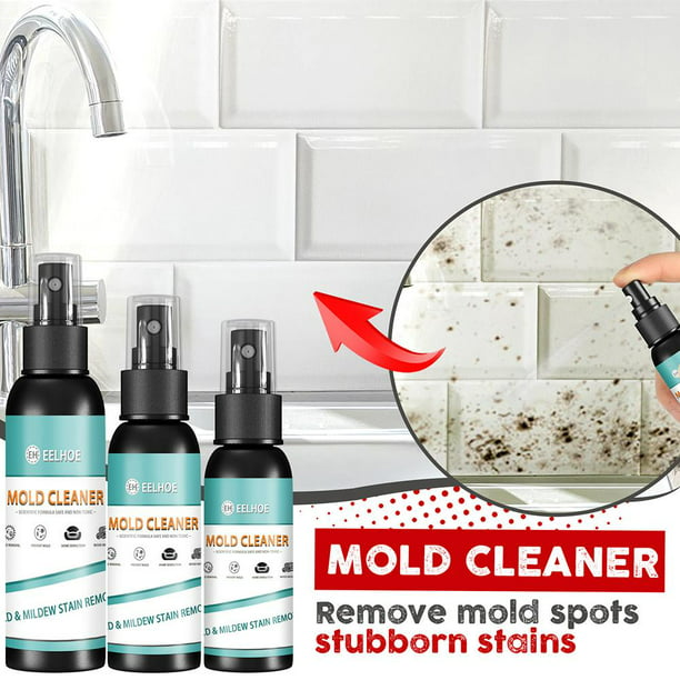 Limpiador eliminador de moho Spray de moho para limpiador de paredes de  baldosas de cerámica (100 ml) Likrtyny Libre de BPA