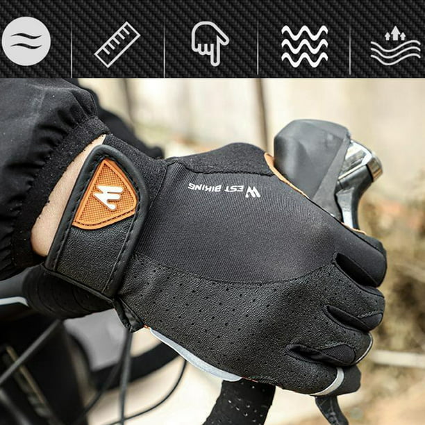 Guantes de guantes de de suciedad guantes de completo de pantalla táctil  antideslizante almohadilla DYNWAVEMX Guantes de ciclismo con pantalla táctil