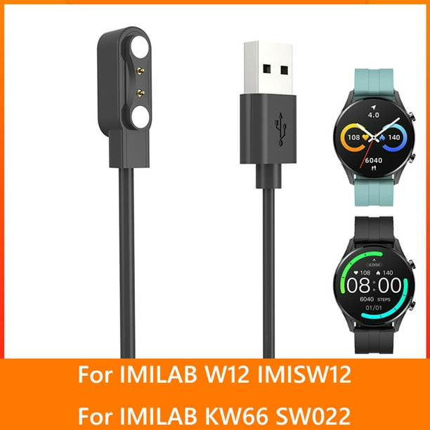 Cable de carga USB Cargador de base de reloj negro para Xiaomi Mibro  X1/Color/Lite