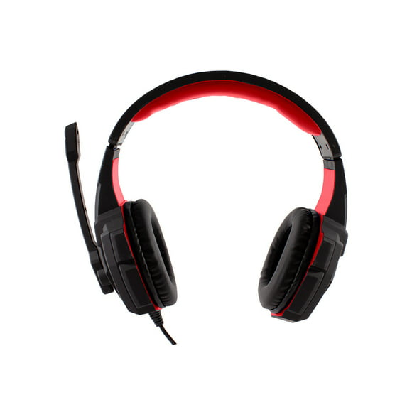 audifonos headseat gamer rojo para ps4 ps5 xbox pc sentry microfono abatible almohadillas de vinil