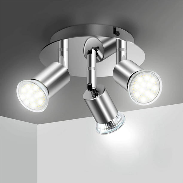 Luz LED de techo de 3 colores con atenuación de luz descendente ultrafina  para pasillo (blanco 12W) Ndcxsfigh Para estrenar