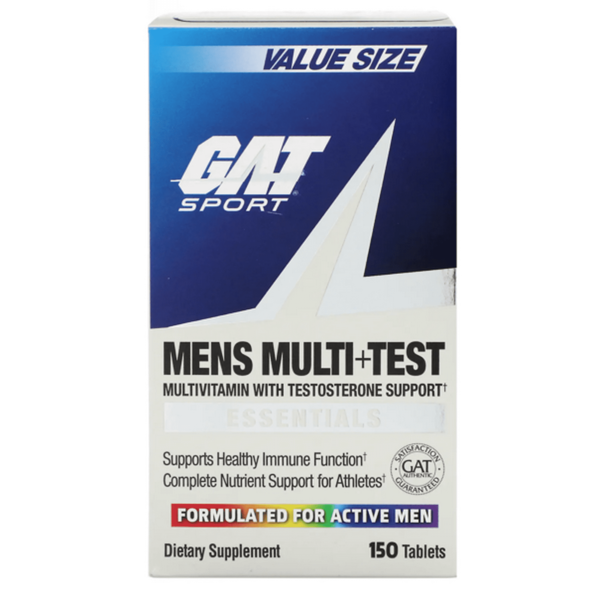 Multivitamínico gat mens multi+Test 150 tabletas vitaminas para hombre gat sport mens multi+Test