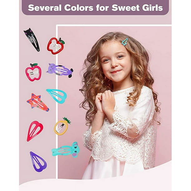 Accesorios Pelo Niña 28 Piezas Clips Pelo Niña Multicolor Orquillas  Horquillas Pelo Bebé para Pequeñas Accesorios Pelo Niña