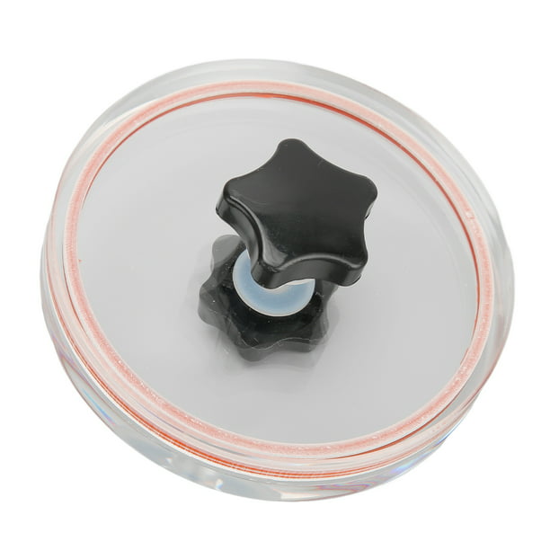 Protector de etiquetas de discos de vinilo ABS transparente impermeable de  43 pulgadas de diámetro Fácil de limpiar Clip protector de limpieza de  discos de vinilo con bolsa de