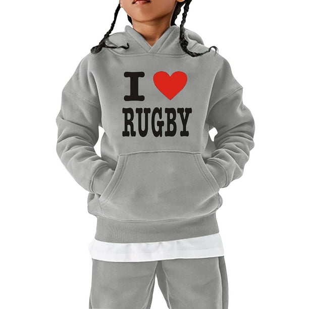 Gibobby Sudadera con capucha al fútbol americano Sudadera deportiva para  niños pequeños Jugador de rugby vintage Deportes Retro Niños Niñas de  rugby(Azul claro, 9-10 Años)