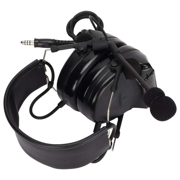  Auriculares de casco militar, auriculares plegables con  micrófono desmontable para riel de casco de 0.7-0.8 pulgadas para  entrenamiento de tiro : Todo lo demás