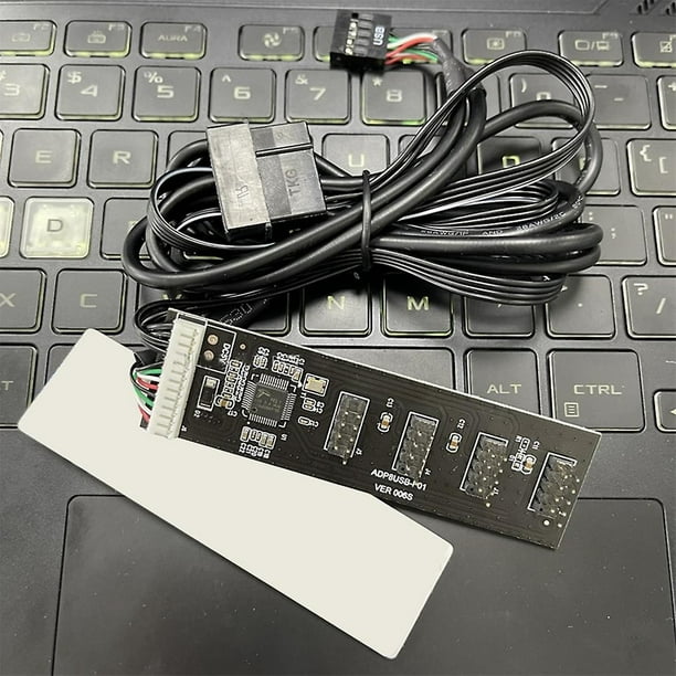 Cabezal de conector extendido de 10mm de largo, Cable USB tipo C, adaptador  de Cable de