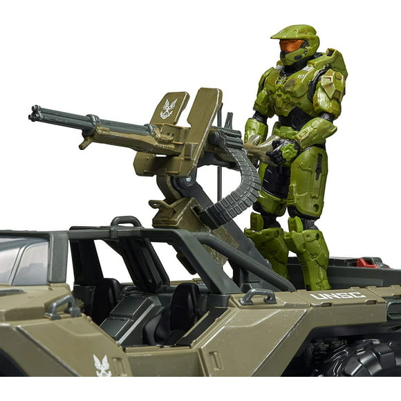 halo 4 world of halo deluxe vehicle and figure pack  warthog con master chief halo halo