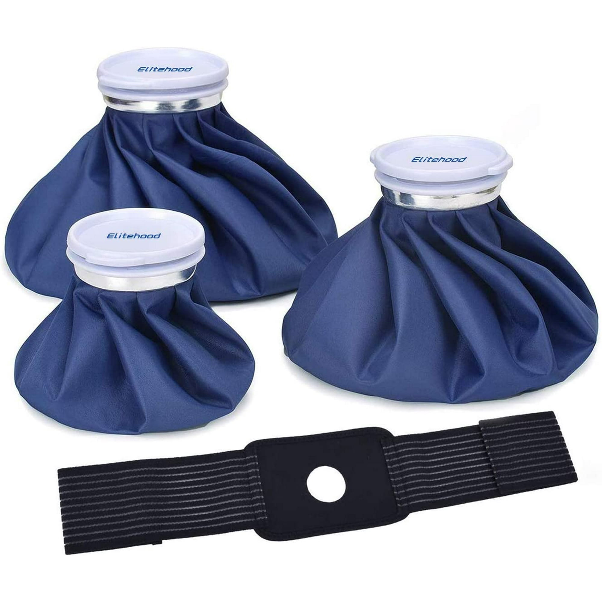 Bolsa de hielo reutilizable de 9 pulgadas, bolsa de hielo impermeable de  primeros auxilios para lesiones de hinchazón, dolor de cabeza, lesiones