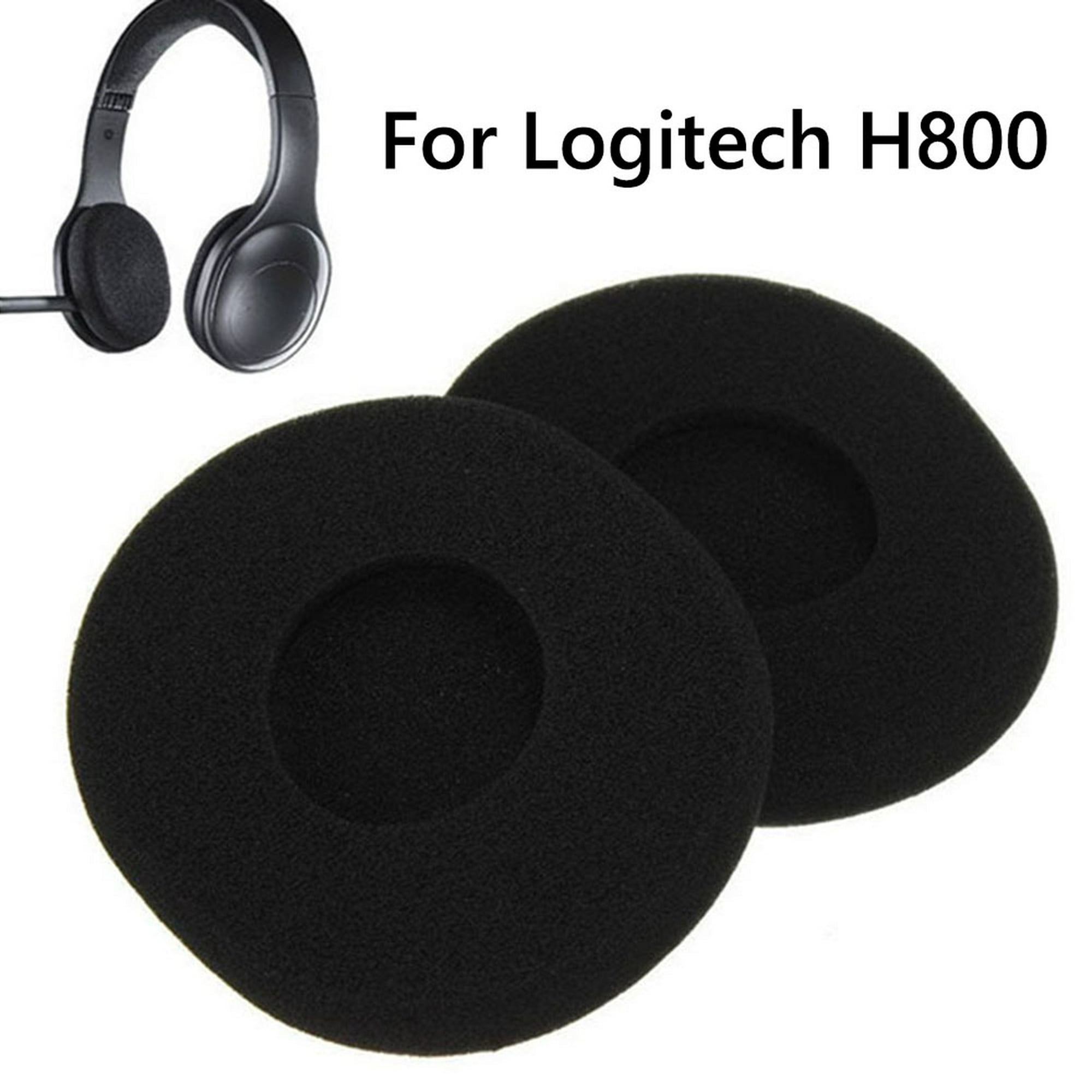 1 Par De Almohadillas Para Orejas De Repuesto Para Audífonos Inalámbricos  Logitech H800 DQrwqpou