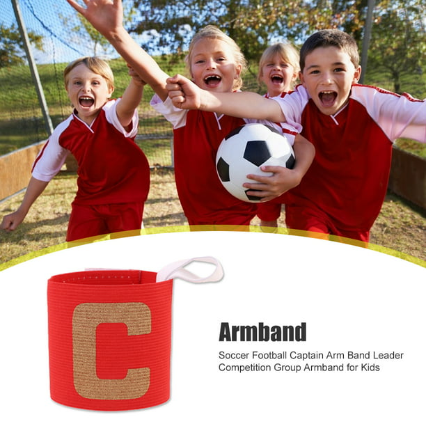 Fútbol Fútbol Capitán Arm Band Leader Competición Brazalete para niños  (Rojo) Ndcxsfigh Nuevos Originales