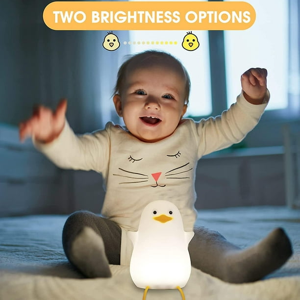 Luz de noche para bebé Luz de noche LED portátil Luz de noche para bebé  Lámpara de noche recargable por USB con control remoto Luz de noche Color  Luz de noche Reloj