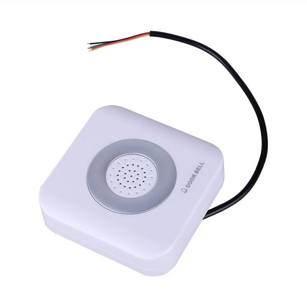 Timbre de puerta con cable, DC 12 V, alarma para el sistema de control de  acceso de oficina en casa, timbre de puerta de 4 núcleos, Dingdong Musical