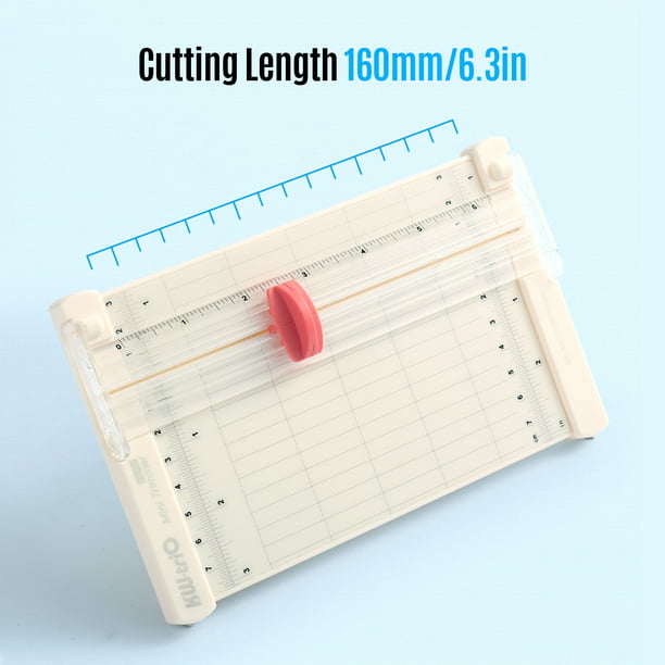 Mini cortadora de papel Cortadora de guillotina de 6 pulgadas (160