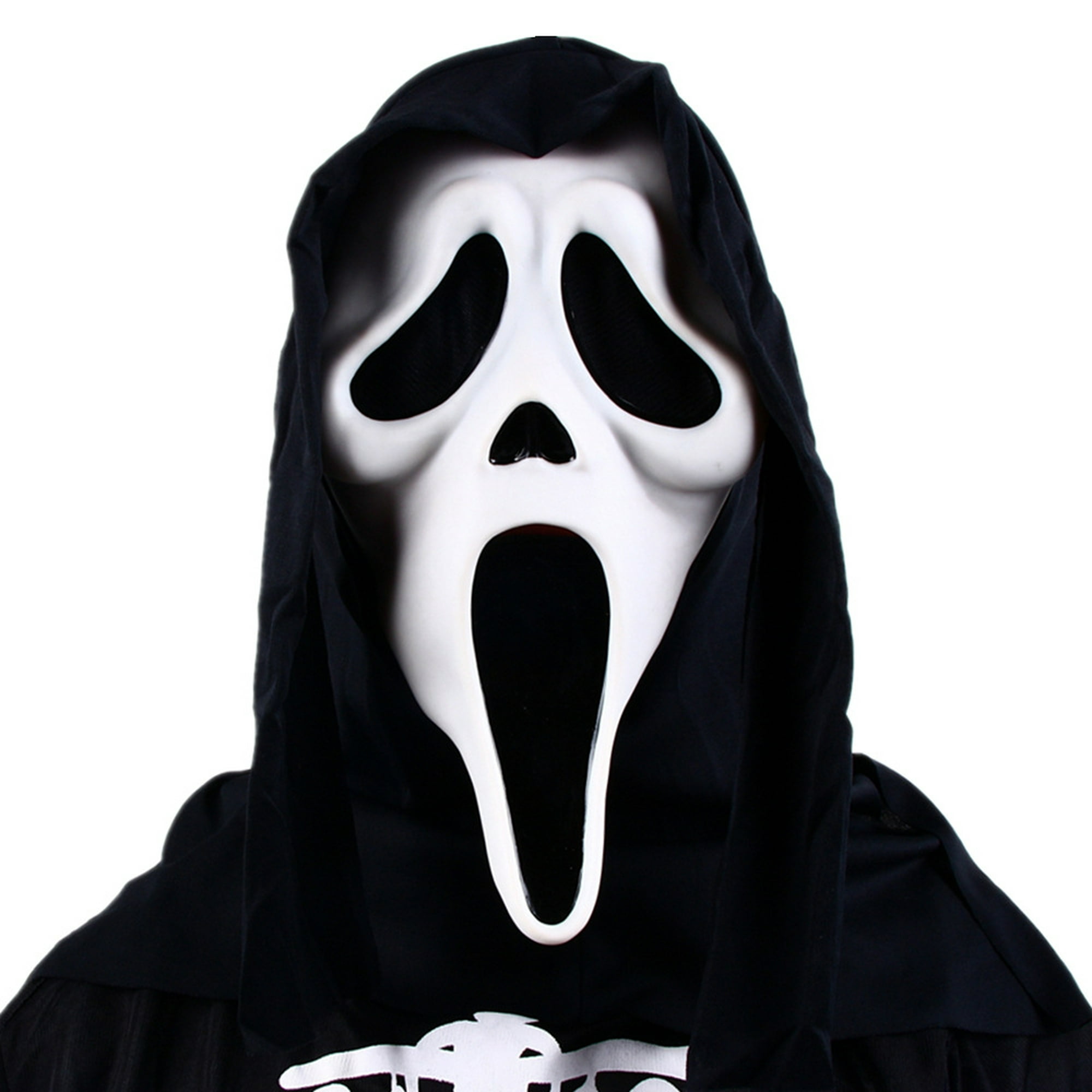 Máscara De Terror De Halloween Cara De Fantasma Aterrador Máscara De Fantasma Scream Ghost 