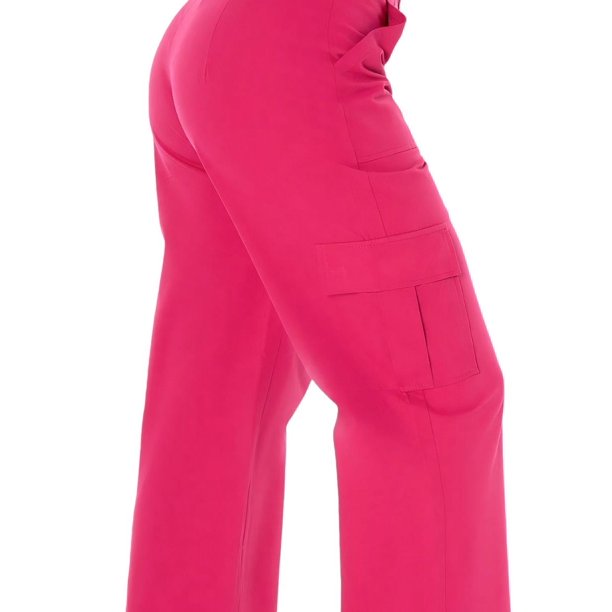 Pantalón Cargo Mujer Wide Legs Pantalones Anchos Mom Jeans