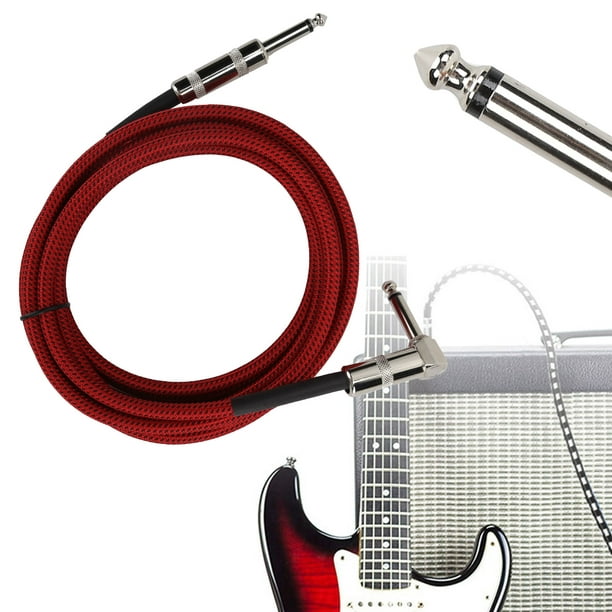 Cable de guitarra de 6 pies -Bstxnwen para instrumento, cable de guitarra  eléctrica, cable de guitarra para guitarra eléctrica, bajo, audio