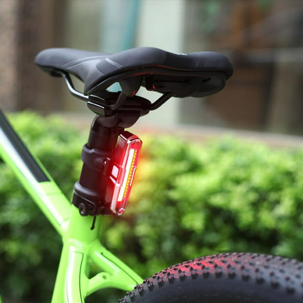 Luz trasera para recargable por USB por Apace - Luz trasera súper brillante  Se engancha fácilmente luz trasera de - rojo DYNWAVEMX Luz trasera de  bicicleta