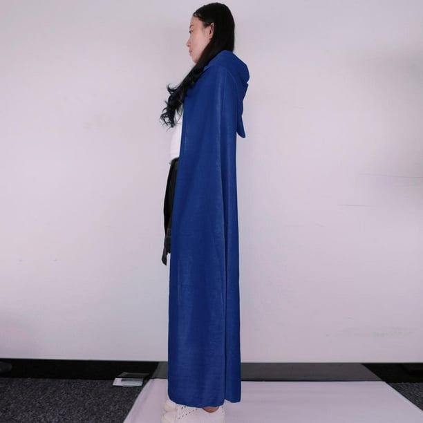 Capa medieval para mujer, de gran tamaño, largo hasta el tobillo