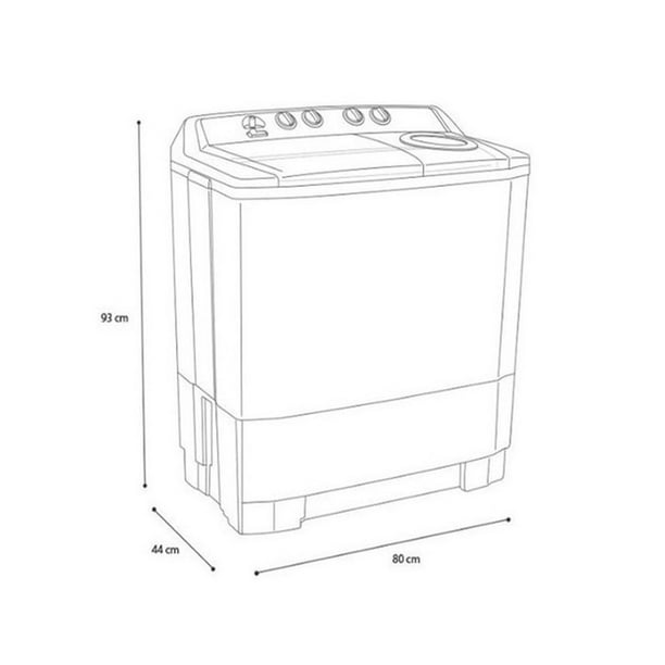 LAVADORA HISENSE WSA1302P 2 TINAS 13KG BLANCA