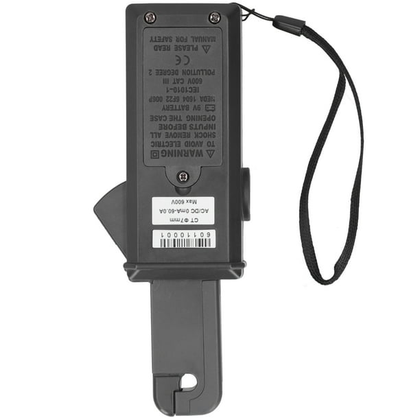 ETCR6000 Probador de corriente de fuga con abrazadera AC/DC 0mA‑60.0A 99  unidades Pinza amperimétrica digital