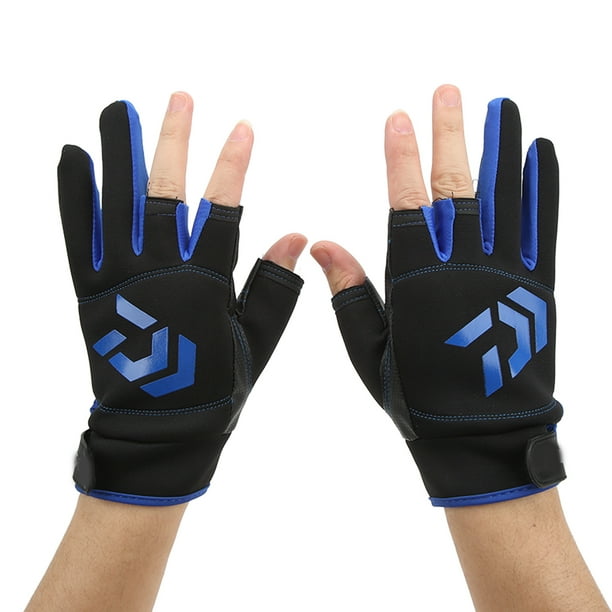 Fingerless Fishing Gloves, Small Portable Touchscreen Outdoor  Fishing Gloves Anti Slip Texture Nylon Material Breathable   For Fishing ANGGREK Otros Deportes
