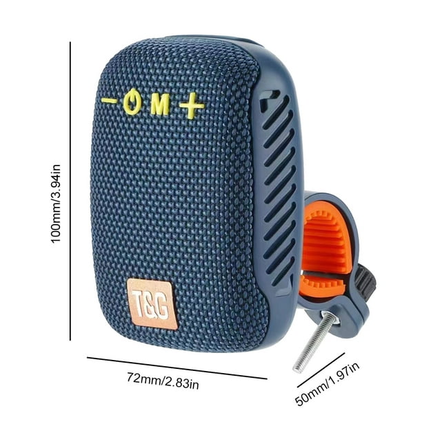 Altavoz exterior Radio portátil resistente al compatible con Bluetooth (azul) Ndcxsfigh Accesorios para bicicletas | en línea