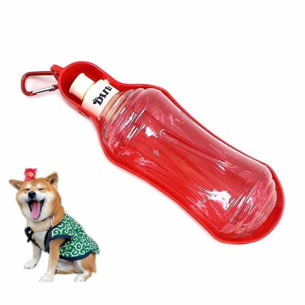 Bebedero Portatil Para Perros Mascotas Botella Plegable Agua