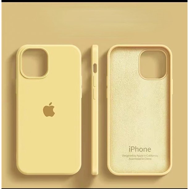 Funda silicona con cuerda iPhone 11 (amarillo) 