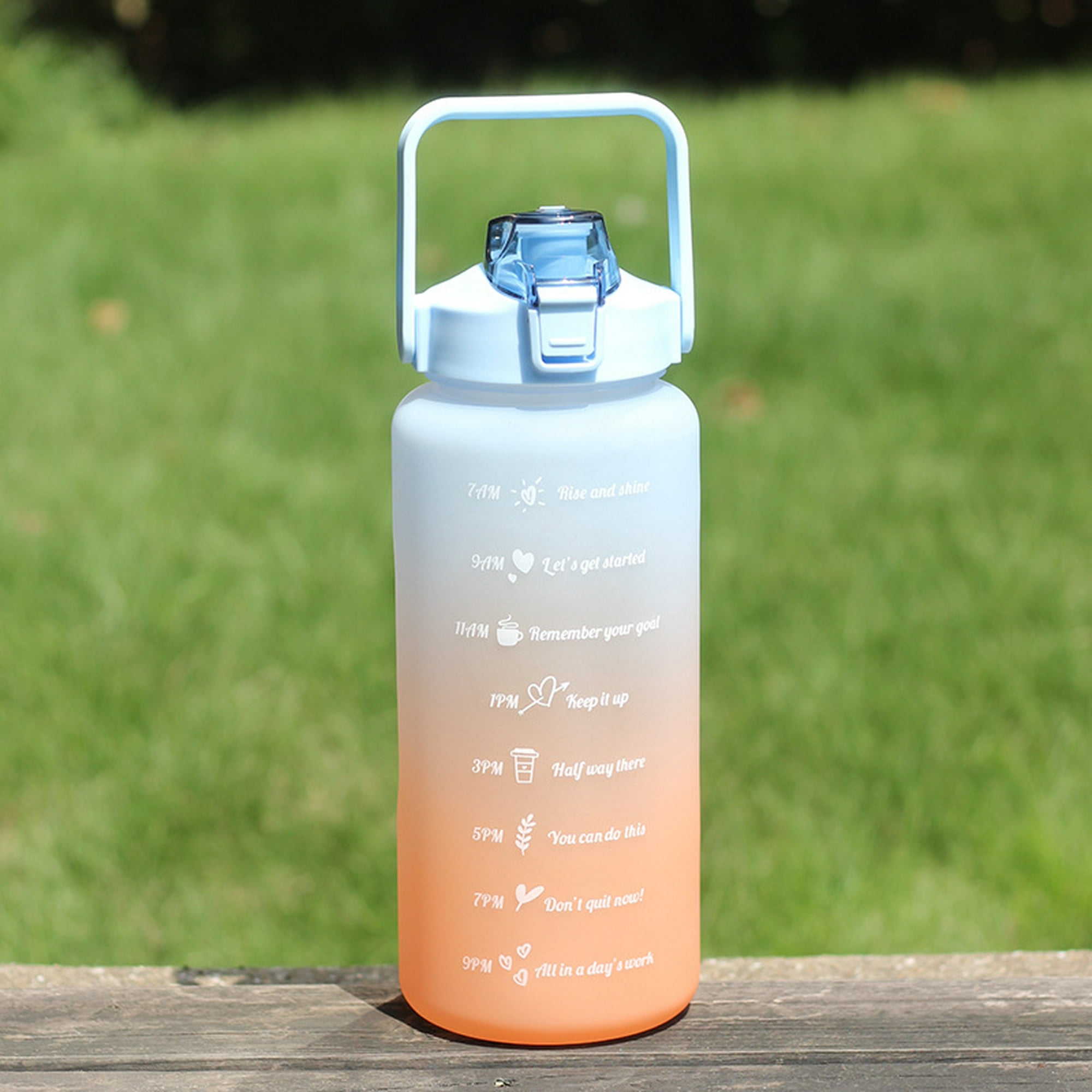 Botella de agua Explorer de 2 litros con tapa con pajita - Proworks Bottles