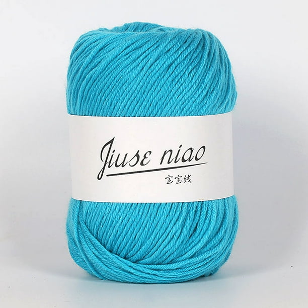 Hilo de Algodón para Crochet y amigurumi 180.4 ft - Azul Real