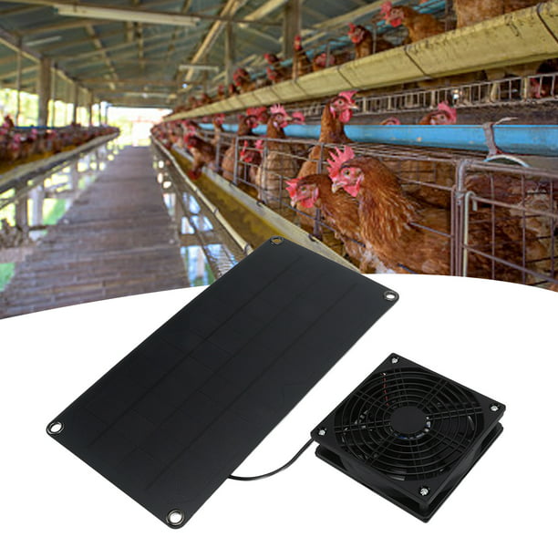 Ventilador de panel solar, 4.5 W 6 V USB alimentado por panel solar mini  ventilador portátil mini ventilador solar para refrigeración ventilación