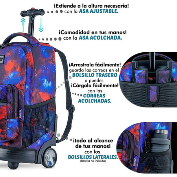 HEAD Pack Bakan Mochila Con Ruedas + Lonchera + Estuche Head