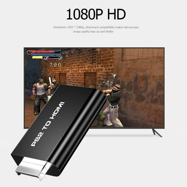Adaptador Convertidor Audio y Video PS2 - HDMI