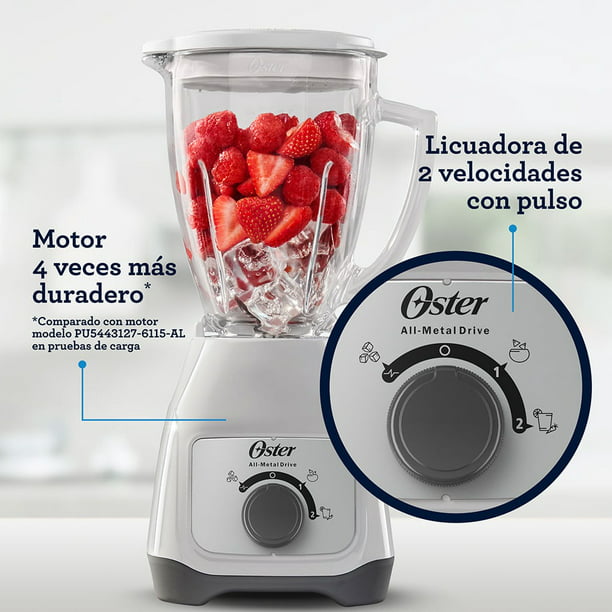 Licuadora Oster® con vaso de vidrio y control de perilla BLSTKAGBRD - Oster