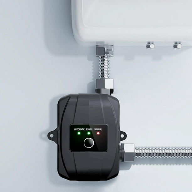 Bomba de presión de agua de 90 W 115 VAC, 317 GPH, 21.7 PSI Bomba de  refuerzo de ducha automática para el hogar con interruptor de flujo de agua  para