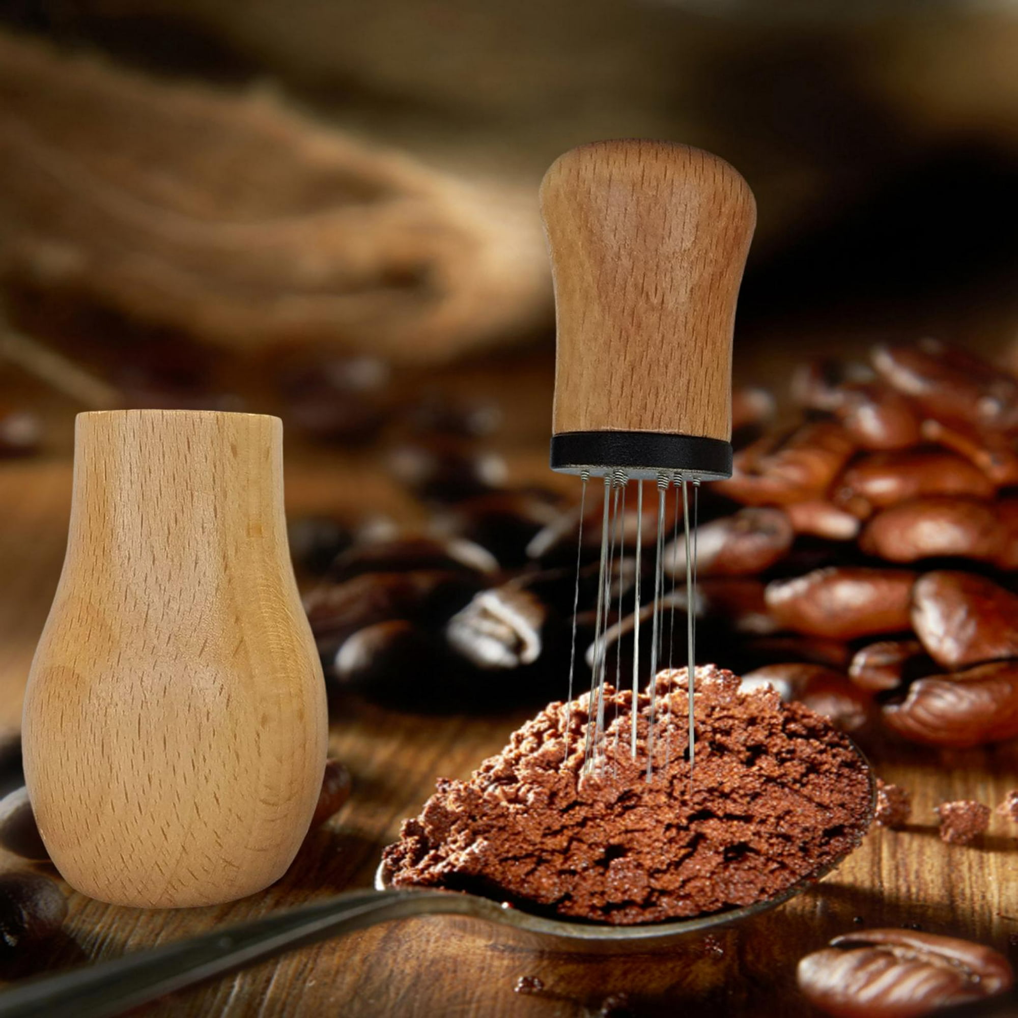 Agitador para café de madera natural 11,4 cm