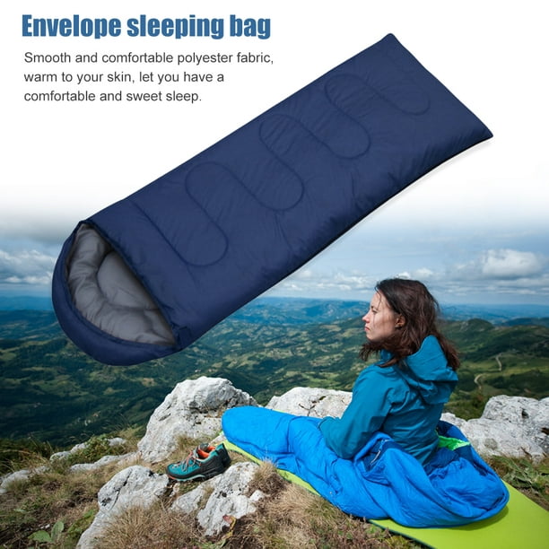 MOUNTREX® Saco de dormir – Tamaño pequeño y ultraligero (730 g) – Saco de  dormir de verano – Camping Viaje Festival – Acoplable