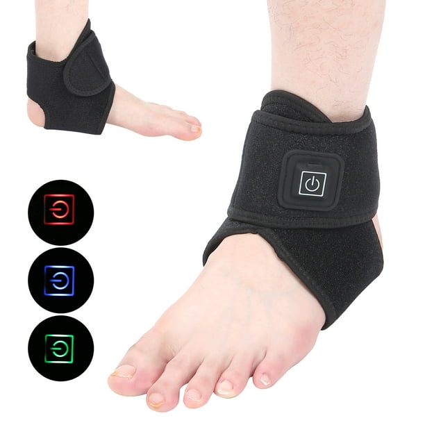 Tobillera deportiva de compresión, ajustable, transpirable, estabilizador,  protector de tensión de esguince de tobillo, para aliviar el dolor de pies