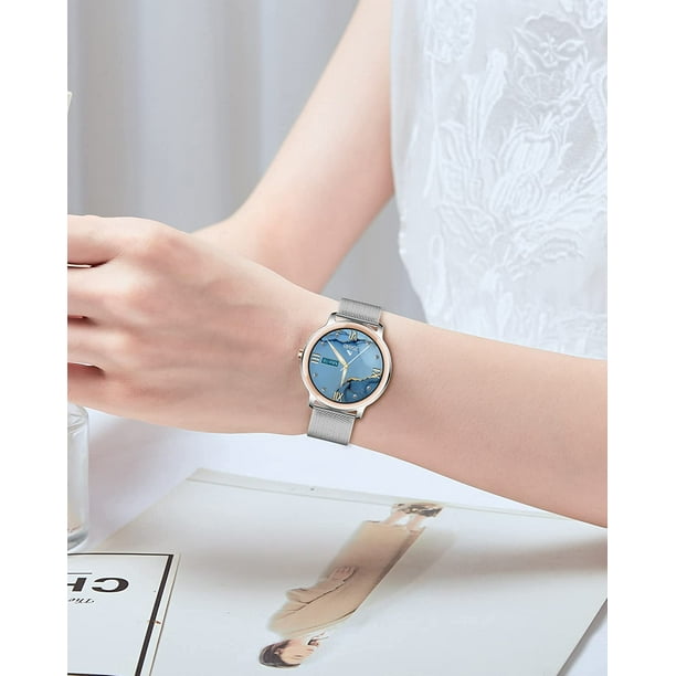 Smartwatch Mujer Reloj Inteligente Deportivo Mesh Negro – La Casa del Reloj