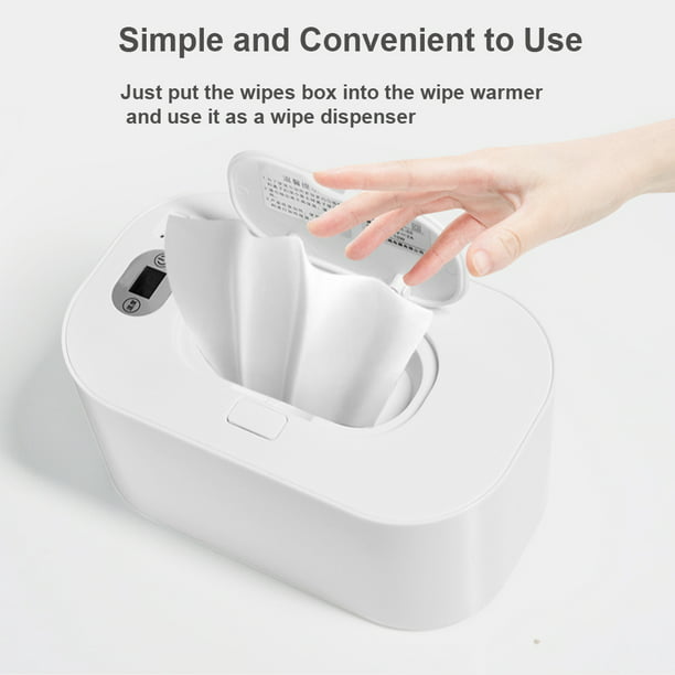 Calentador y Dispensador de Toallitas para Bebé, USB Portátil Dispensador  de Toallitas Húmedas Swtroom C-wipe warmer-1