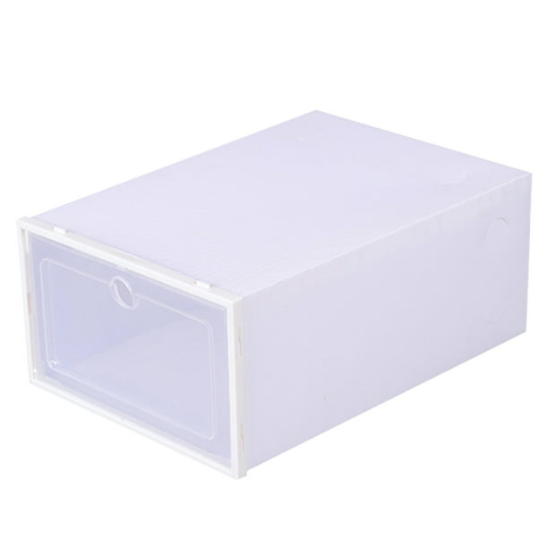 KDOR Cajas de zapatos transparentes apilables, paquete de 3 cajas de zapatos  con puerta magnética, sin patrón en absoluto, almacenamiento de zapatos –  Yaxa Store