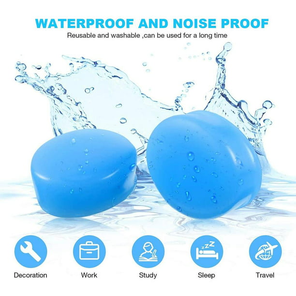 tapón silicona waterproof protección anti ruido - Mundo Amable