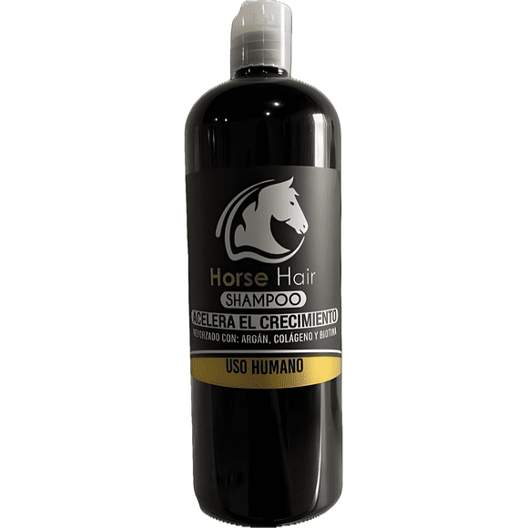 shampoo de caballo de uso humano anticaida y crecimiento del cabello de extractos naturales con miel de abeja cola de caballo biotin argán y keratina 1 litro