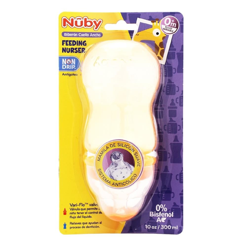 Biberón Nuby Non Drip Varios Colores 240 ml 1 Pieza