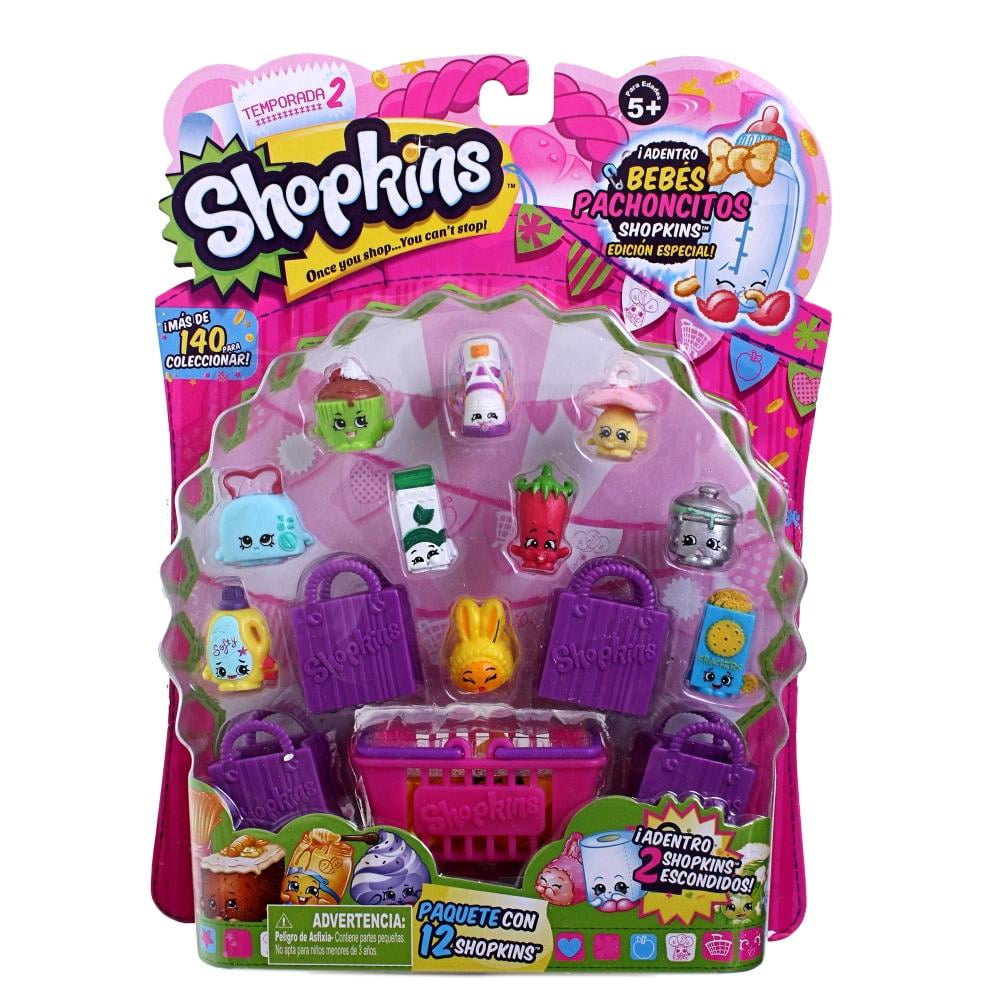 SHOPKINS 2 1 Shopkins Temporada 2 Paquete 5 con 12 piezas Walmart en