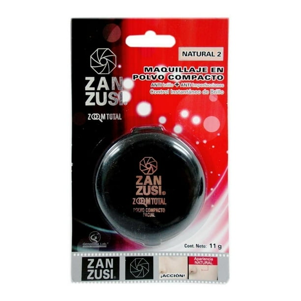 Polvo compacto Zan Zusi Zoom Total 2 natural 11 g | Walmart